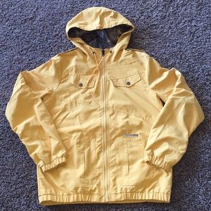 Volcom Scout yellow windbreaker jacket